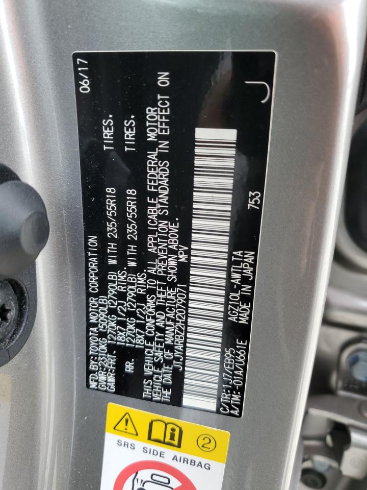 2017 Lexus Nx 200T Base VIN: JTJYARBZ2H2079071 Lot: 64351544