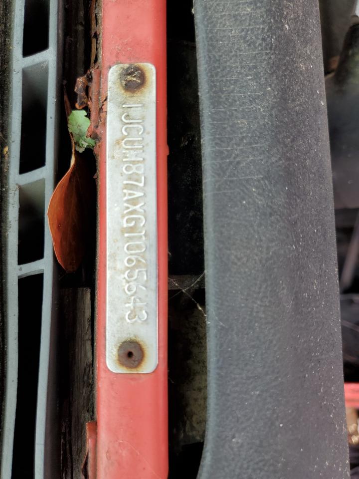 1986 Jeep Jeep Cj7 VIN: 1JCUM87AXGT065643 Lot: 64306844