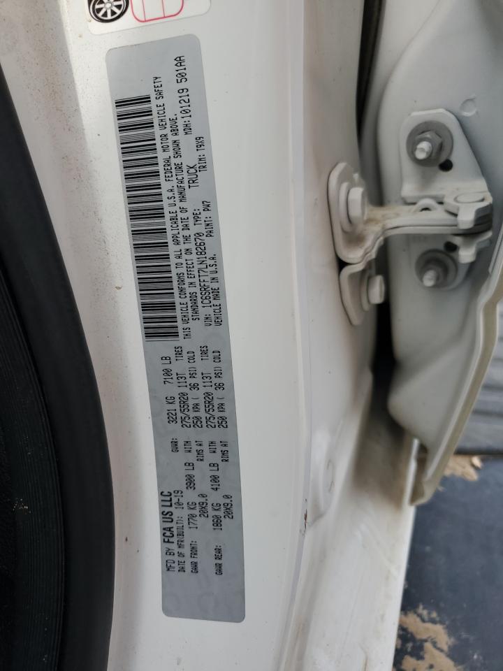 2020 Ram 1500 Big Horn/Lone Star VIN: 1C6SRFFT7LN182670 Lot: 60386804