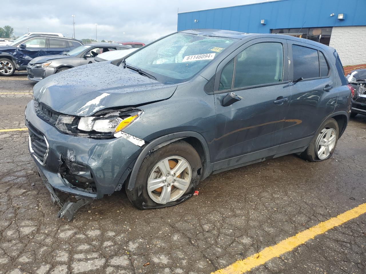 2021 Chevrolet Trax Ls იყიდება Woodhaven-ში, MI - Rollover