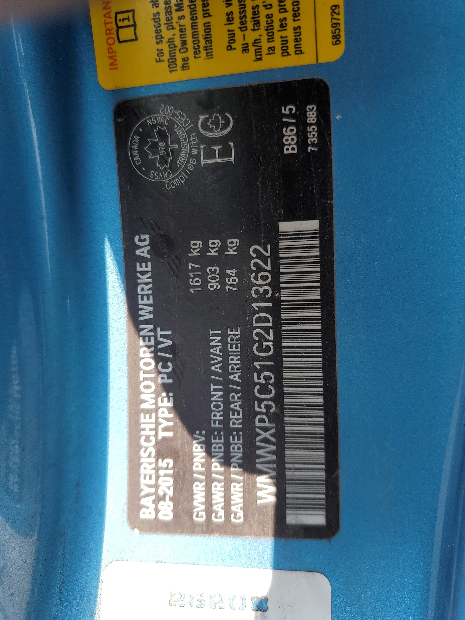 WMWXP5C51G2D13622 2016 Mini Cooper