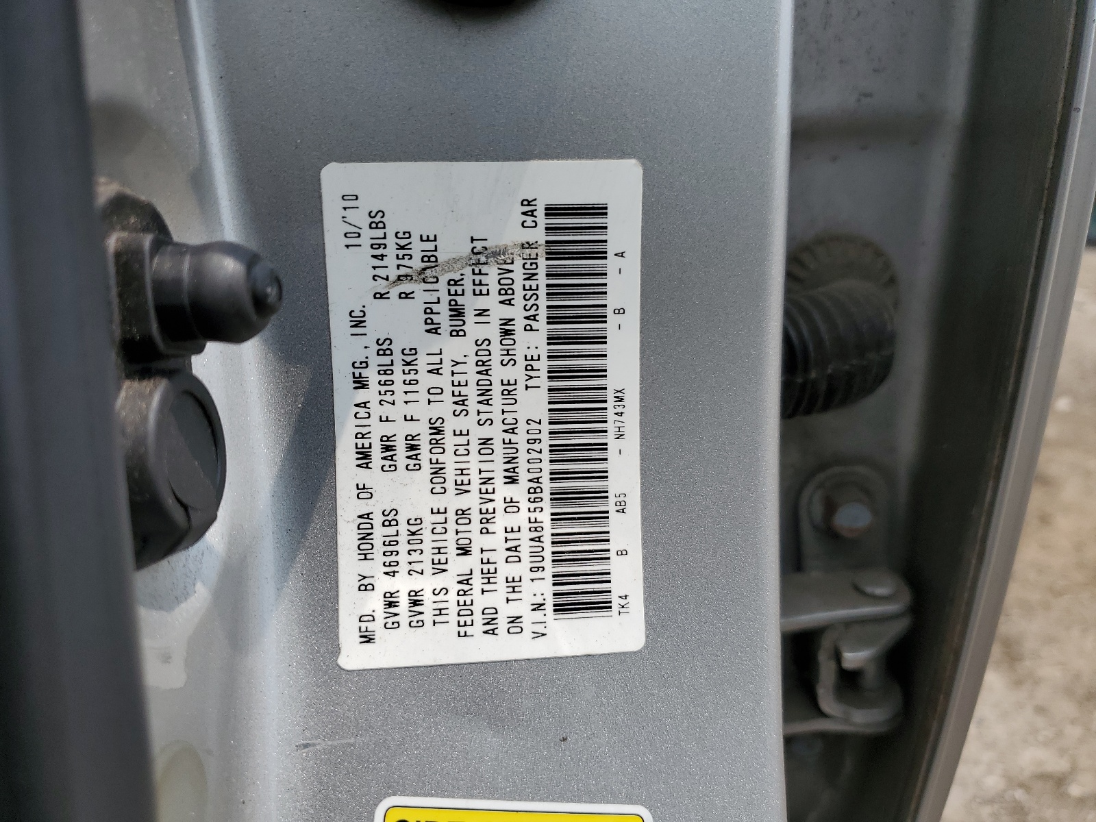 19UUA8F56BA002902 2011 Acura Tl