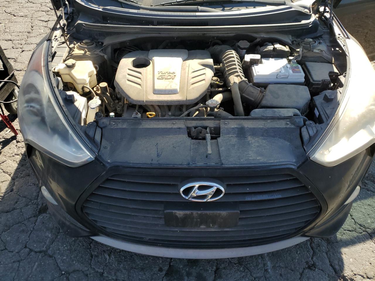 2013 Hyundai Veloster Turbo VIN: KMHTC6AE7DU135584 Lot: 61565304