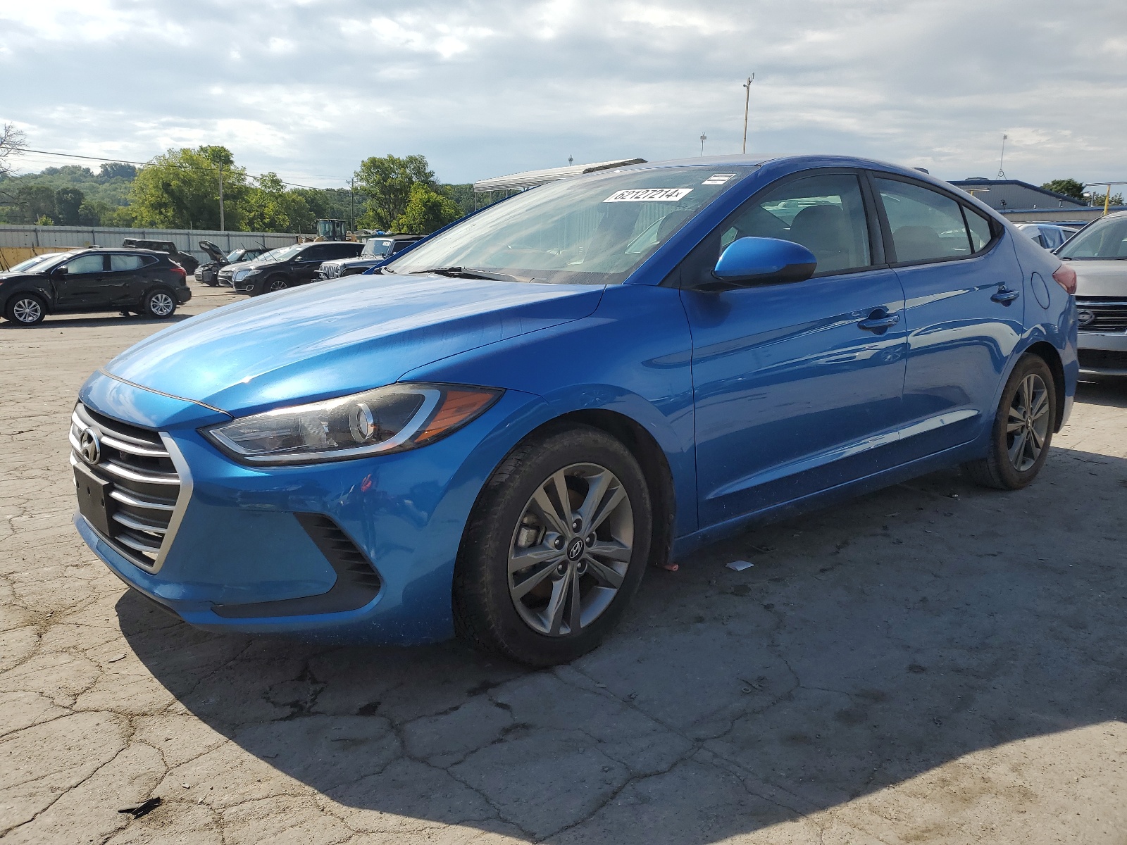 2018 Hyundai Elantra Sel vin: 5NPD84LF0JH215903