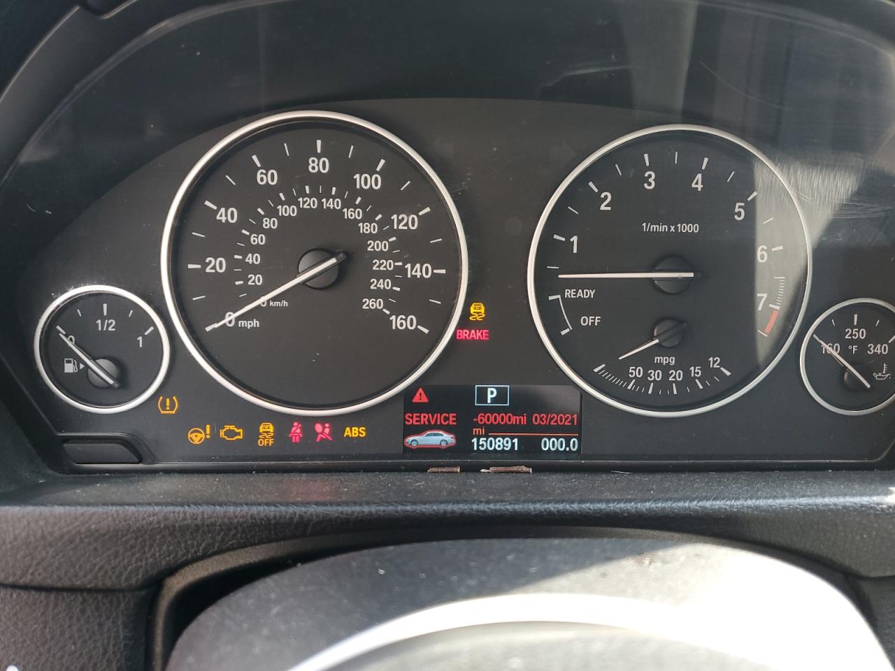 2014 BMW 320 I xDrive VIN: WBA3C3G59ENS68155 Lot: 55402154