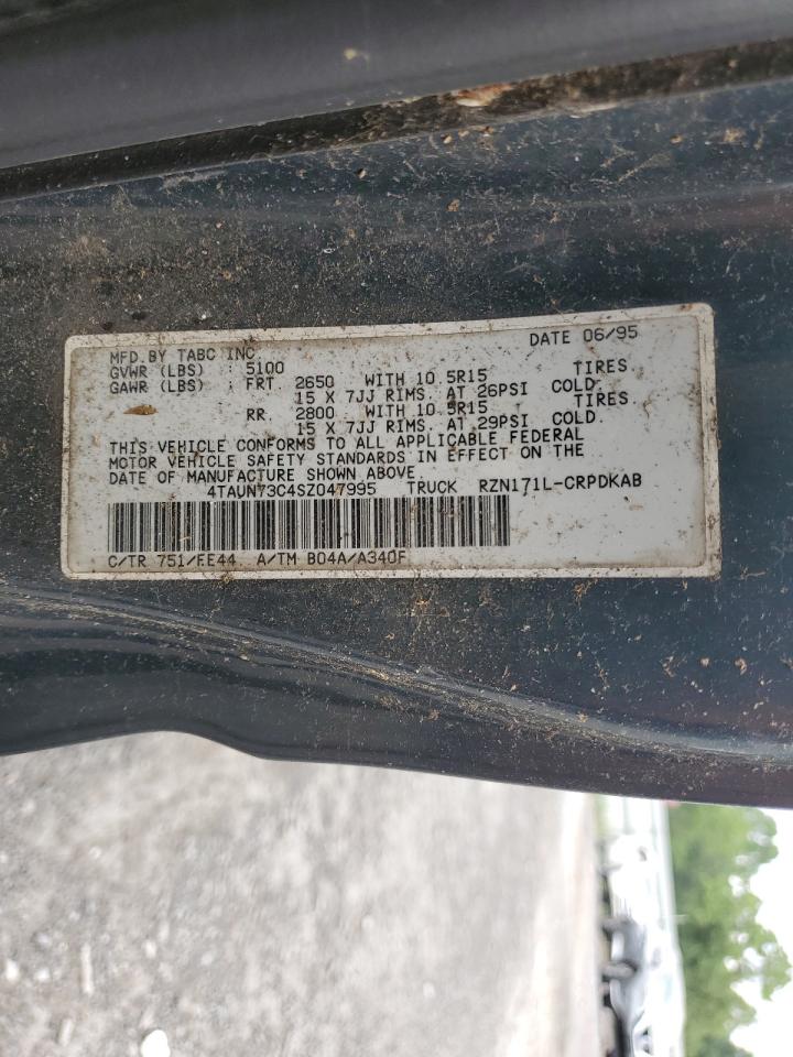 1995 Toyota Tacoma Xtracab VIN: 4TAUN73C4SZ047995 Lot: 63928094