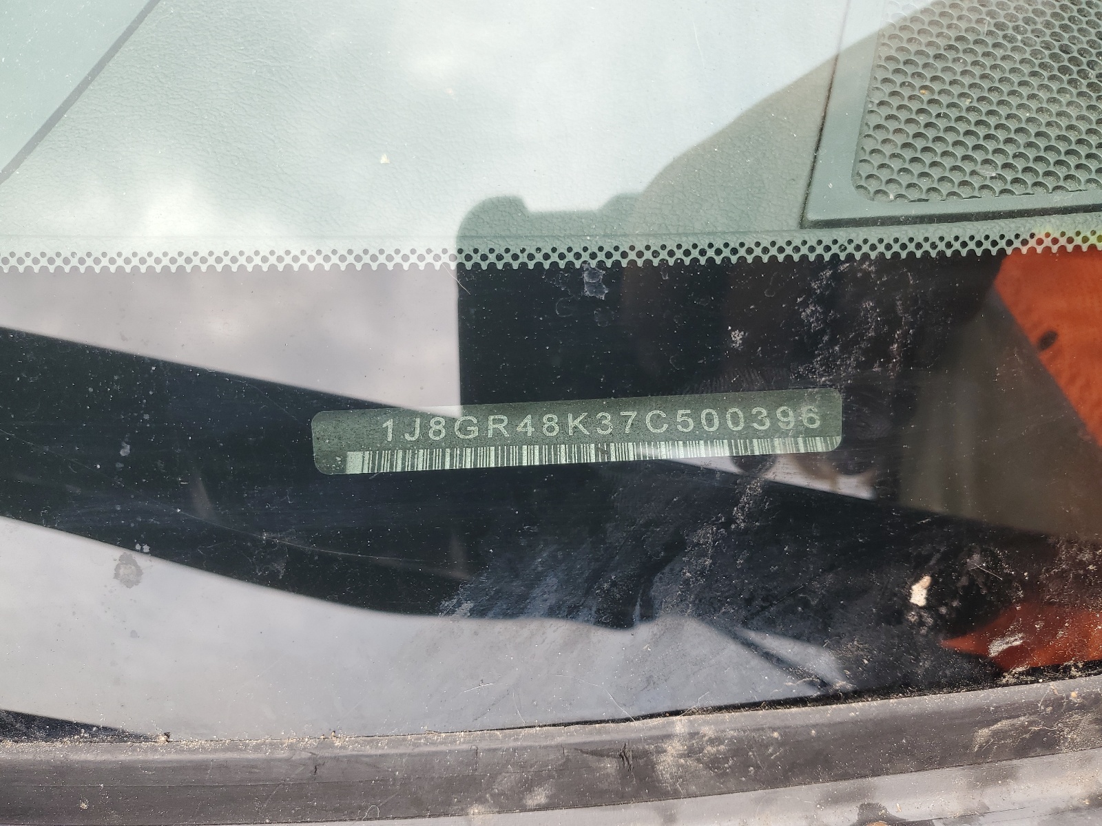 1J8GR48K37C500396 2007 Jeep Grand Cherokee Laredo