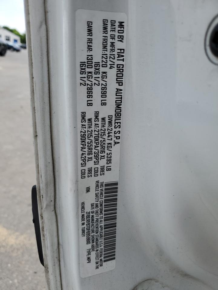 2015 Ram Promaster City Slt VIN: ZFBERFBT0F6959610 Lot: 63616004