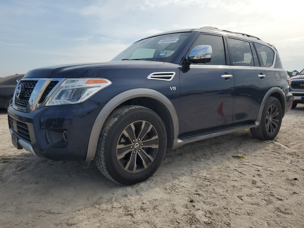 2017 Nissan Armada Platinum VIN: JN8AY2NF0H9302261 Lot: 63546504