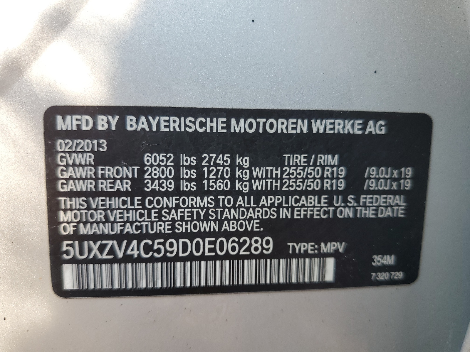 5UXZV4C59D0E06289 2013 BMW X5 xDrive35I