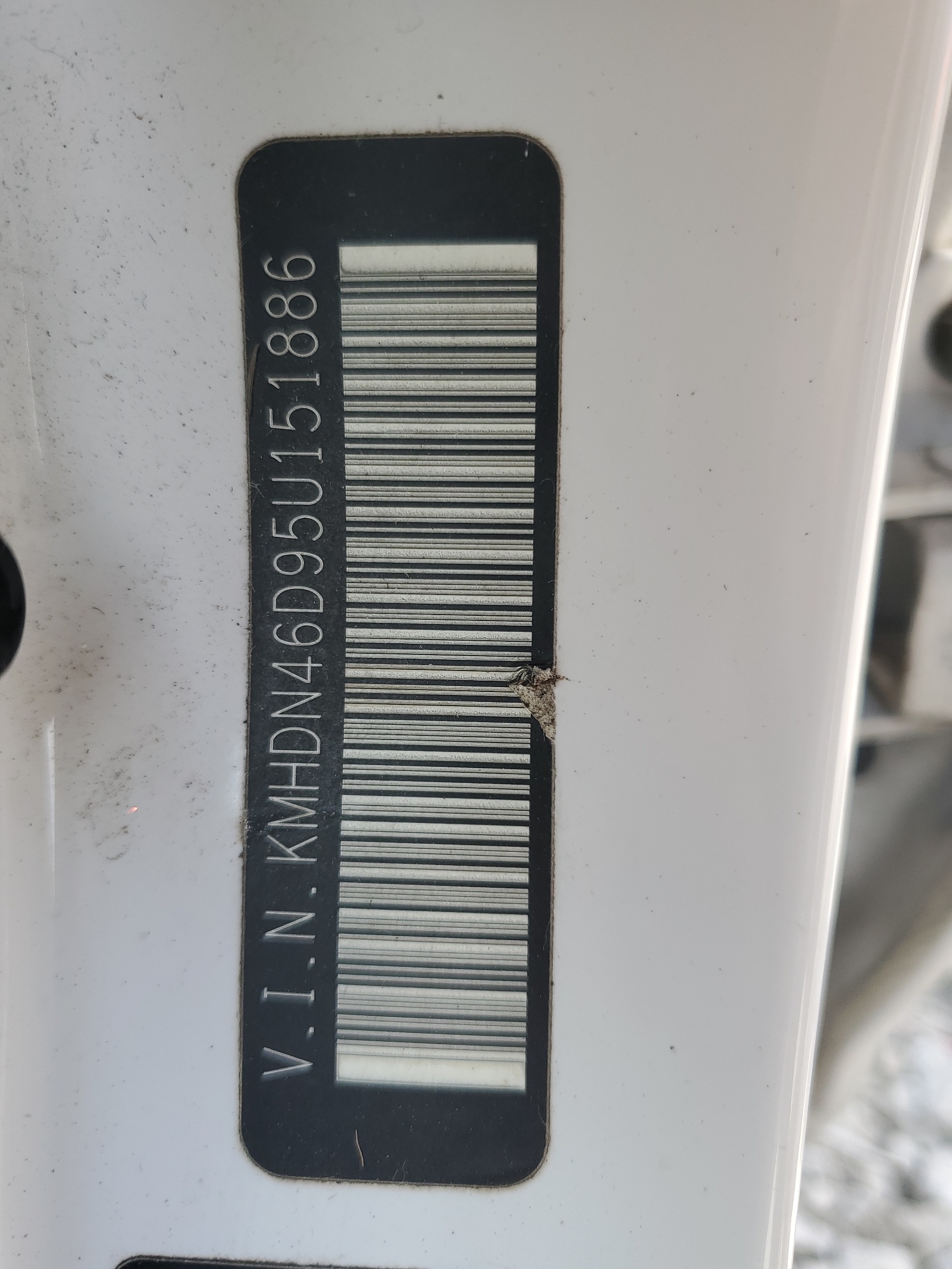 KMHDN46D95U151886 2005 Hyundai Elantra Gls