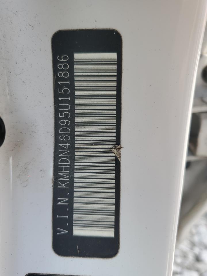 2005 Hyundai Elantra Gls VIN: KMHDN46D95U151886 Lot: 64204134