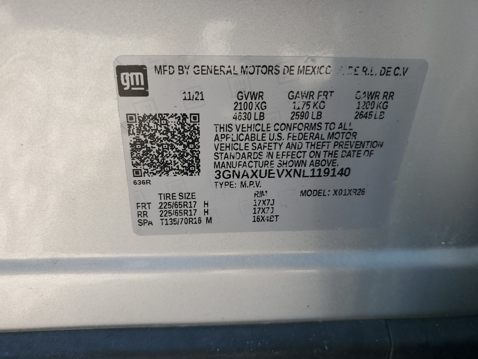 2022 Chevrolet Equinox Lt vin: 3GNAXUEVXNL119140