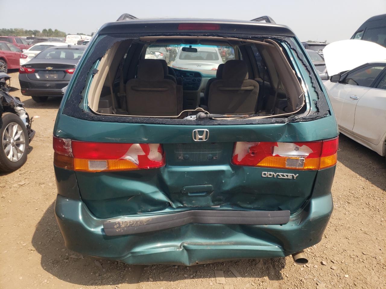 2002 Honda Odyssey Ex VIN: 2HKRL18642H590741 Lot: 63820264