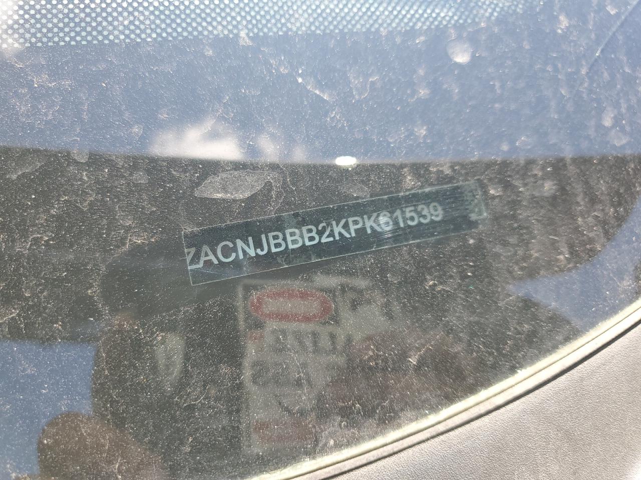 2019 Jeep Renegade Latitude VIN: ZACNJBBB2KPK61539 Lot: 61444524