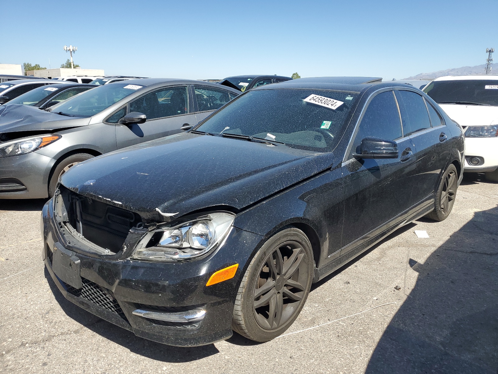 2013 Mercedes-Benz C 250 vin: WDDGF4HB9DR248331