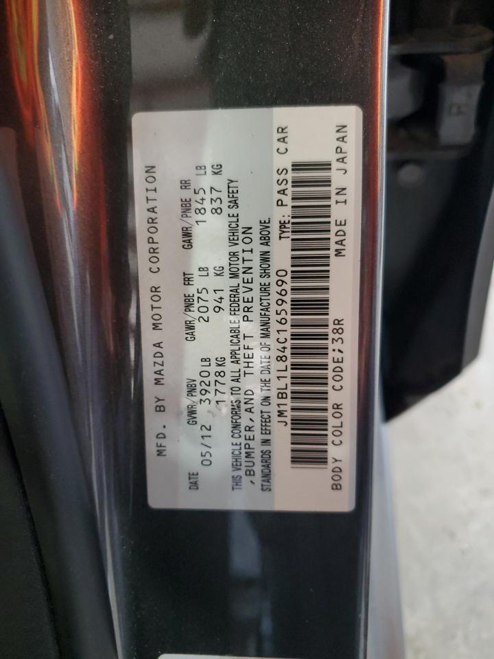 2012 Mazda 3 I VIN: JM1BL1L84C1659690 Lot: 64402854