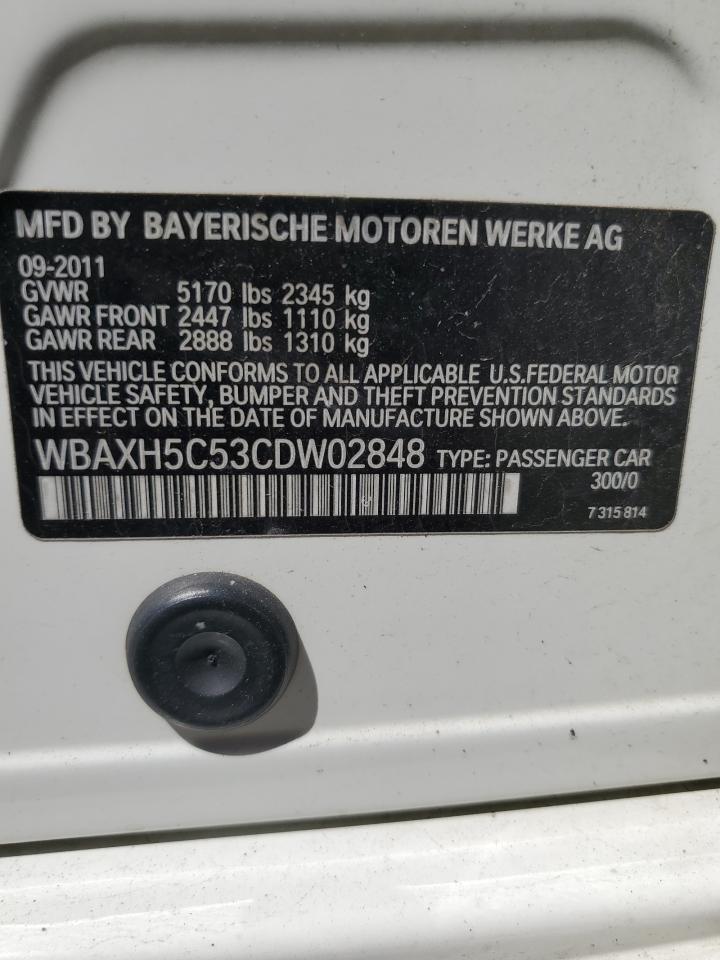 WBAXH5C53CDW02848 2012 BMW 528 Xi