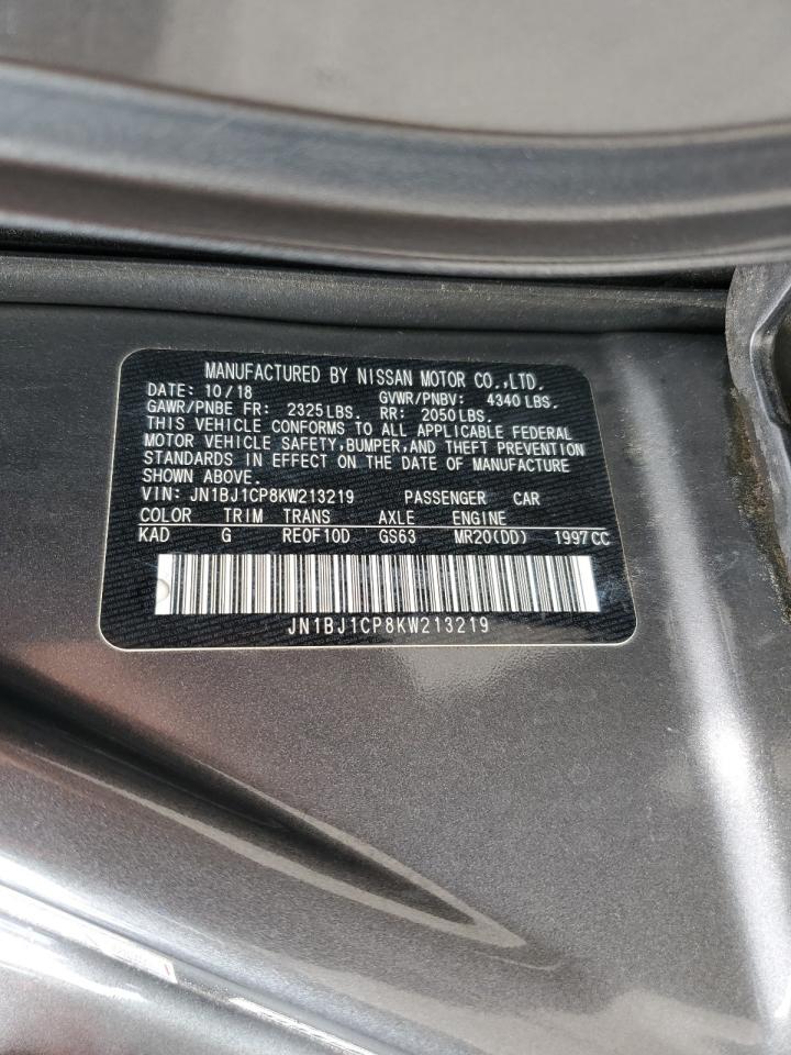 2019 Nissan Rogue Sport S VIN: JN1BJ1CP8KW213219 Lot: 64233184