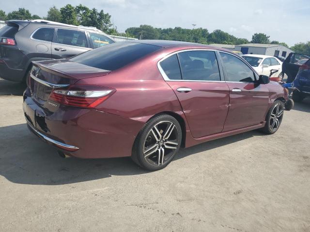 Sedans HONDA ACCORD 2017 Bordowy