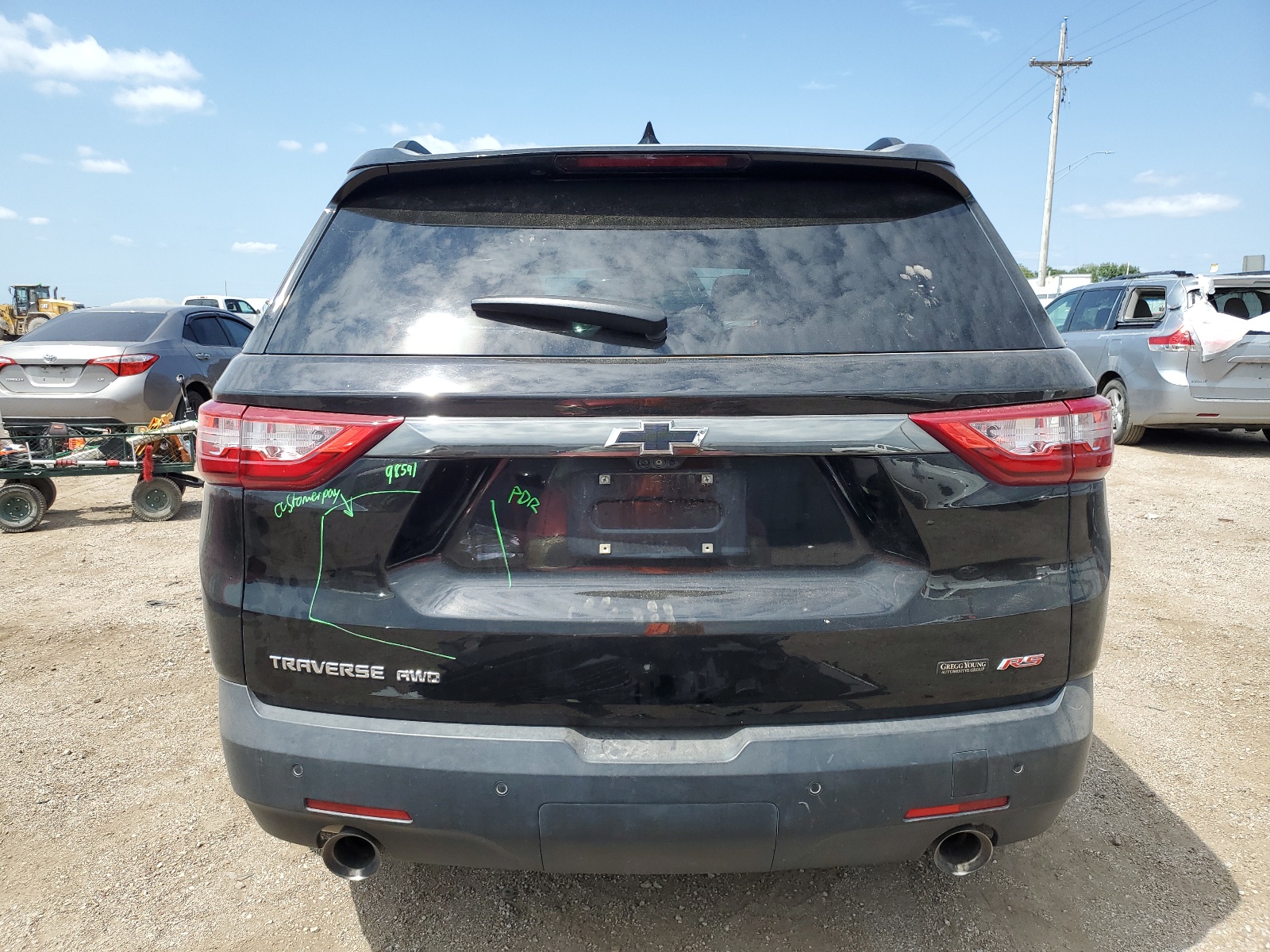 1GNEVJKW3KJ295517 2019 Chevrolet Traverse High Country