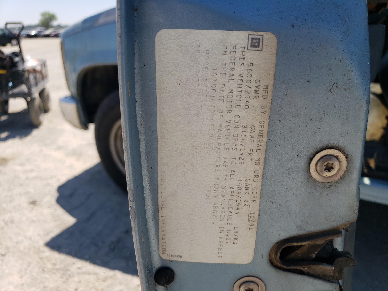 1GTDC14Z0NE510267 1992 GMC Sierra C1500