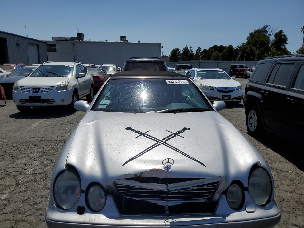 1999 Mercedes-Benz Clk 320 VIN: WDBLK65G4XT016466 Lot: 64244324