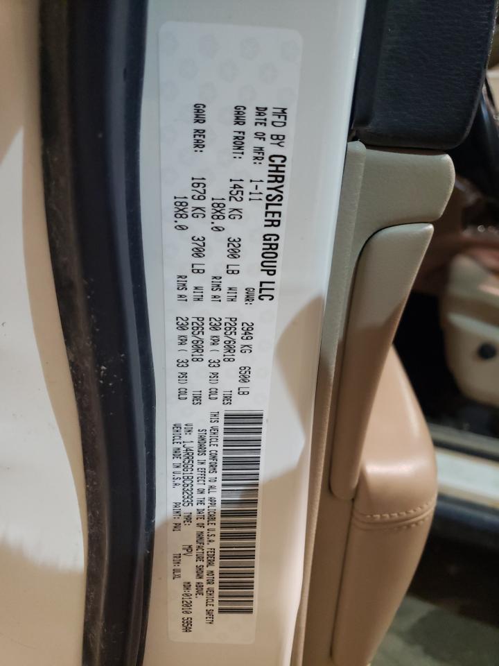 2011 Jeep Grand Cherokee Limited VIN: 1J4RR5GG1BC632935 Lot: 61111454