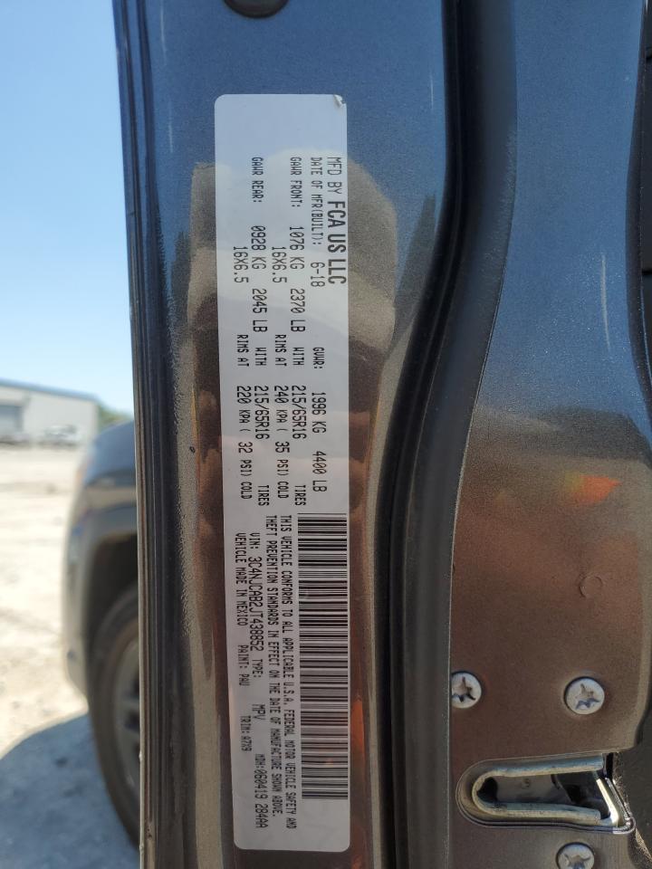 2018 Jeep Compass Sport VIN: 3C4NJCAB2JT438852 Lot: 62908034