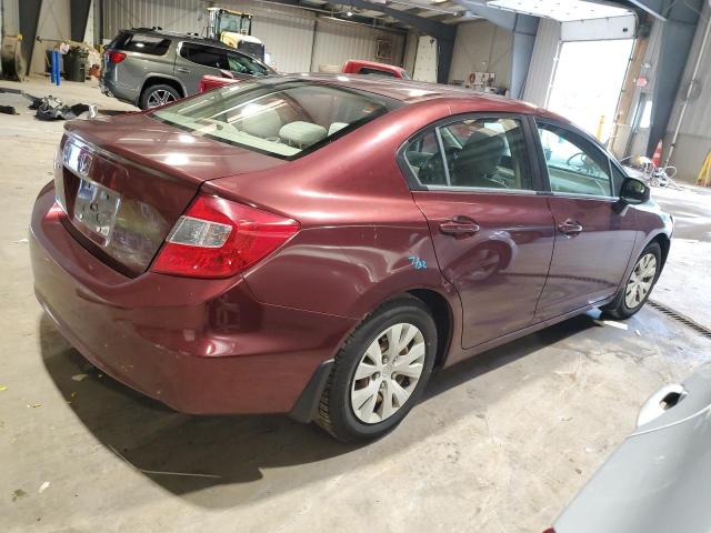  HONDA CIVIC 2012 Maroon