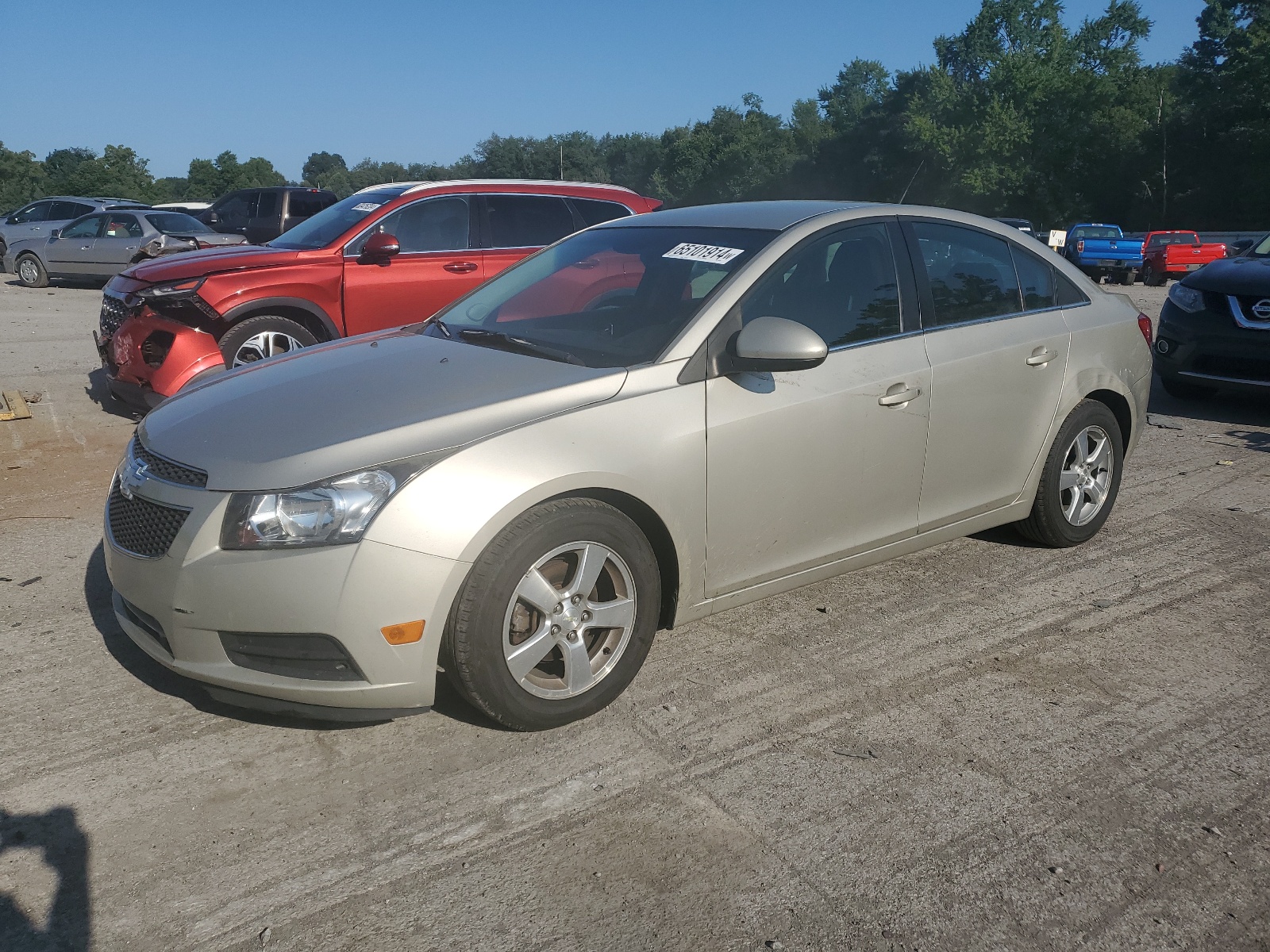 2014 Chevrolet Cruze Lt vin: 1G1PC5SBXE7262214