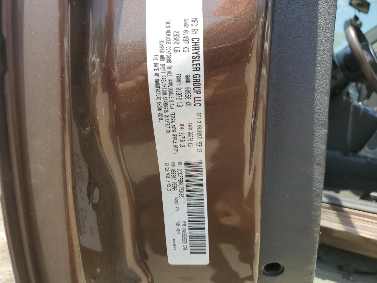 2013 Fiat 500 Sport VIN: 3C3CFFBR0DT534901 Lot: 63321884