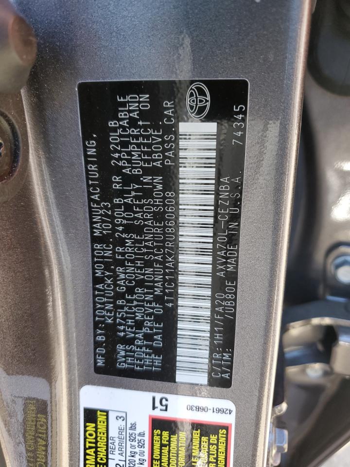 4T1C11AK7RU860608 2024 TOYOTA CAMRY - Image 15