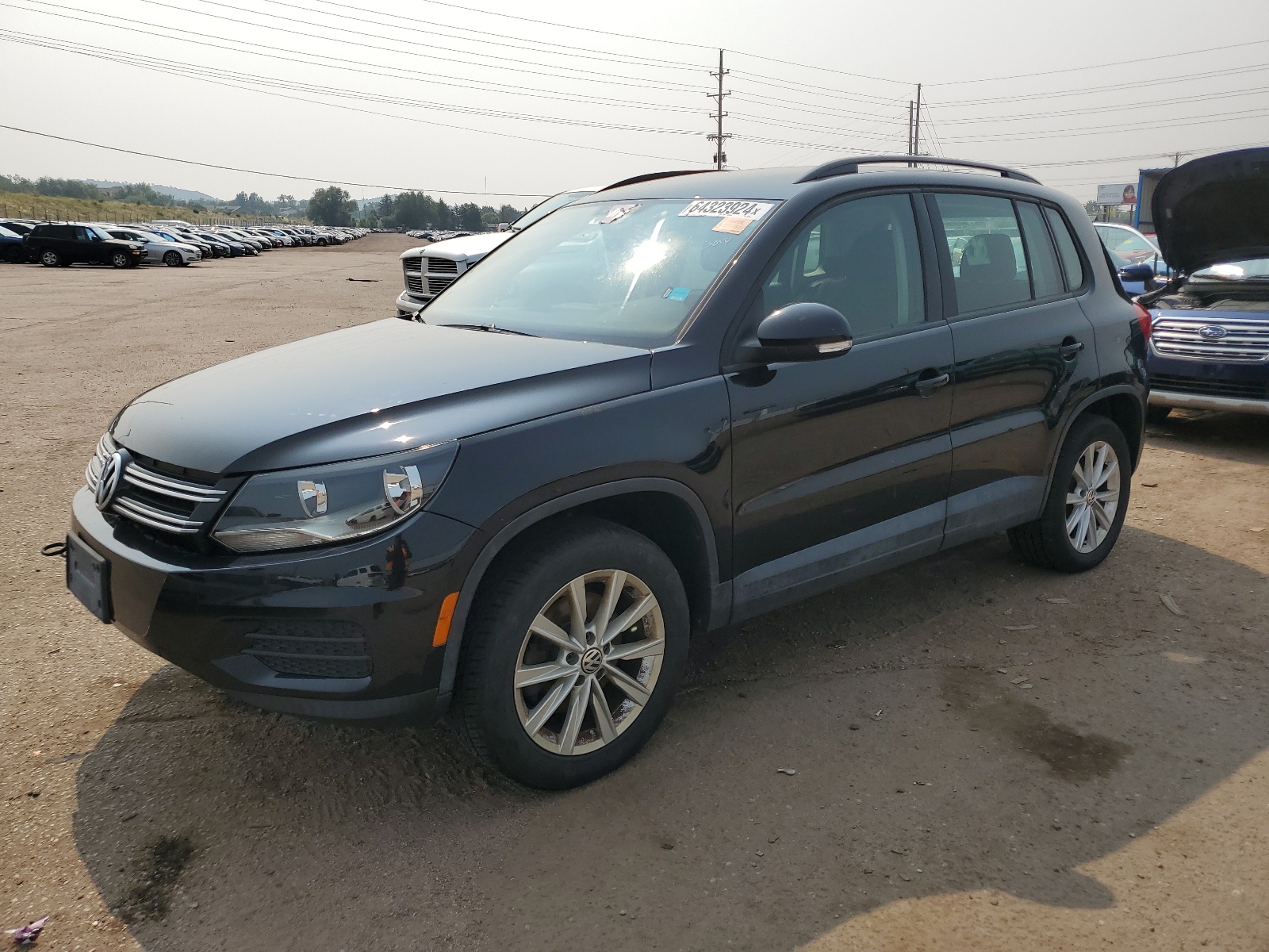 2017 Volkswagen Tiguan S vin: WVGBV7AX9HK046050