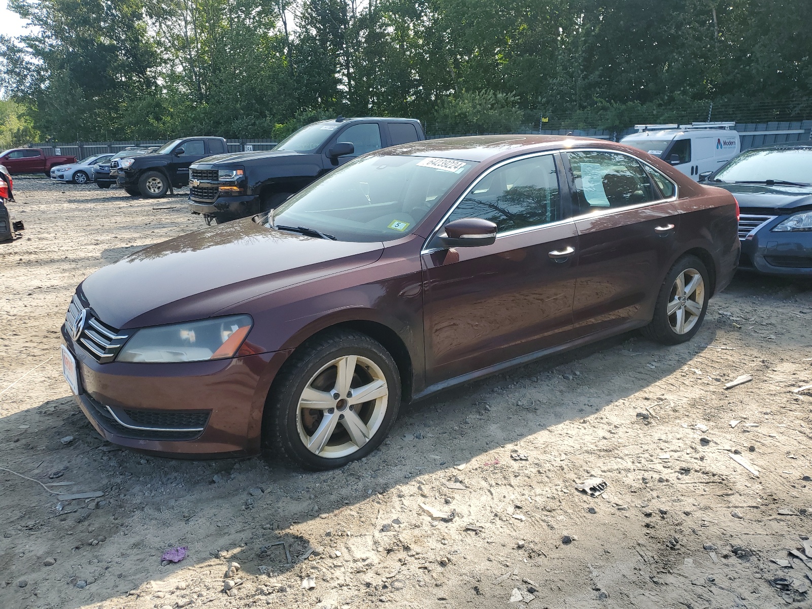 2013 Volkswagen Passat Se vin: 1VWBP7A38DC045467