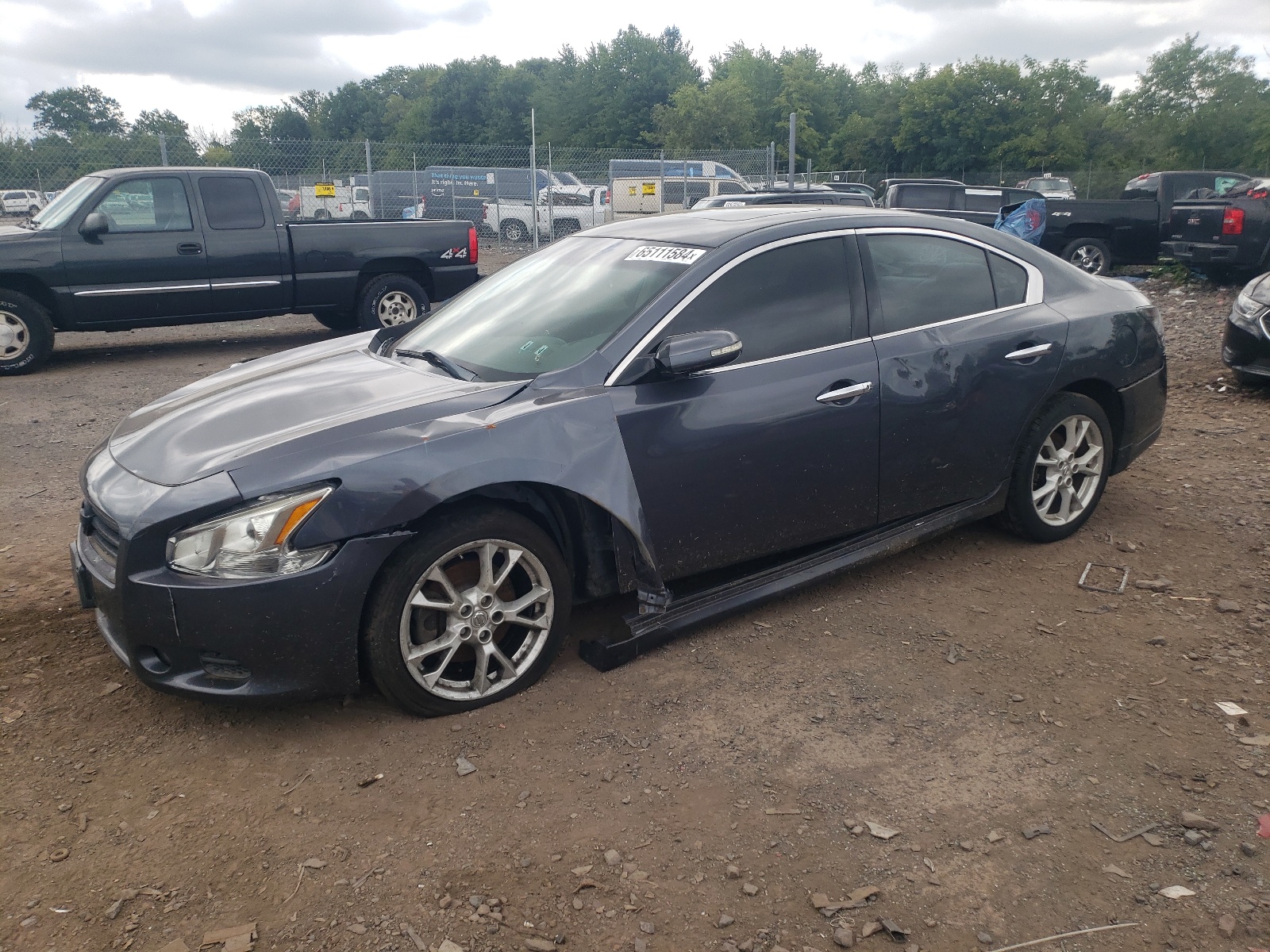 2012 Nissan Maxima S vin: 1N4AA5AP6CC827391