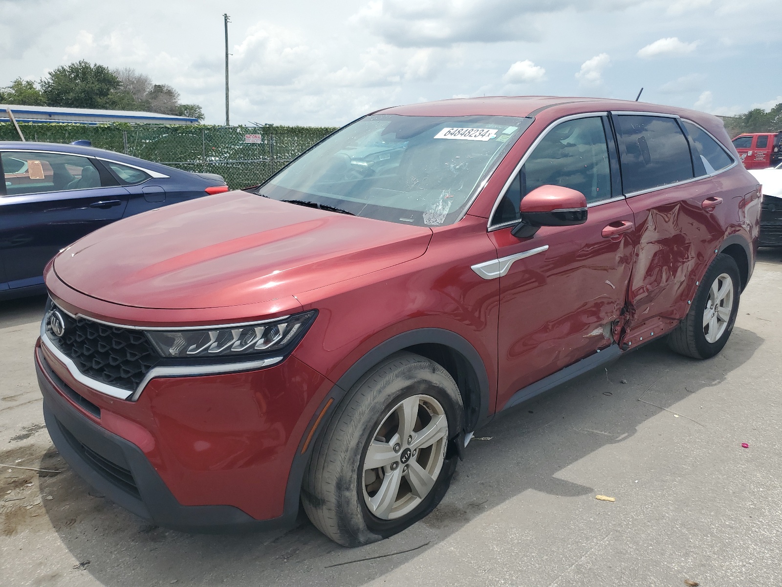 2021 Kia Sorento Lx vin: 5XYRG4LC4MG019571