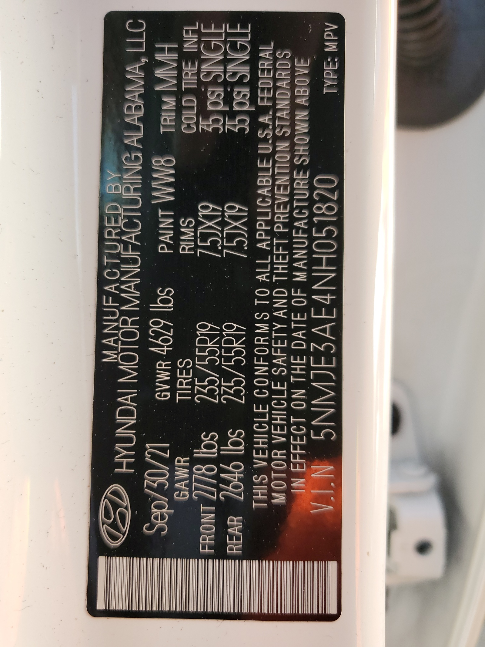 5NMJE3AE4NH051820 2022 Hyundai Tucson Limited