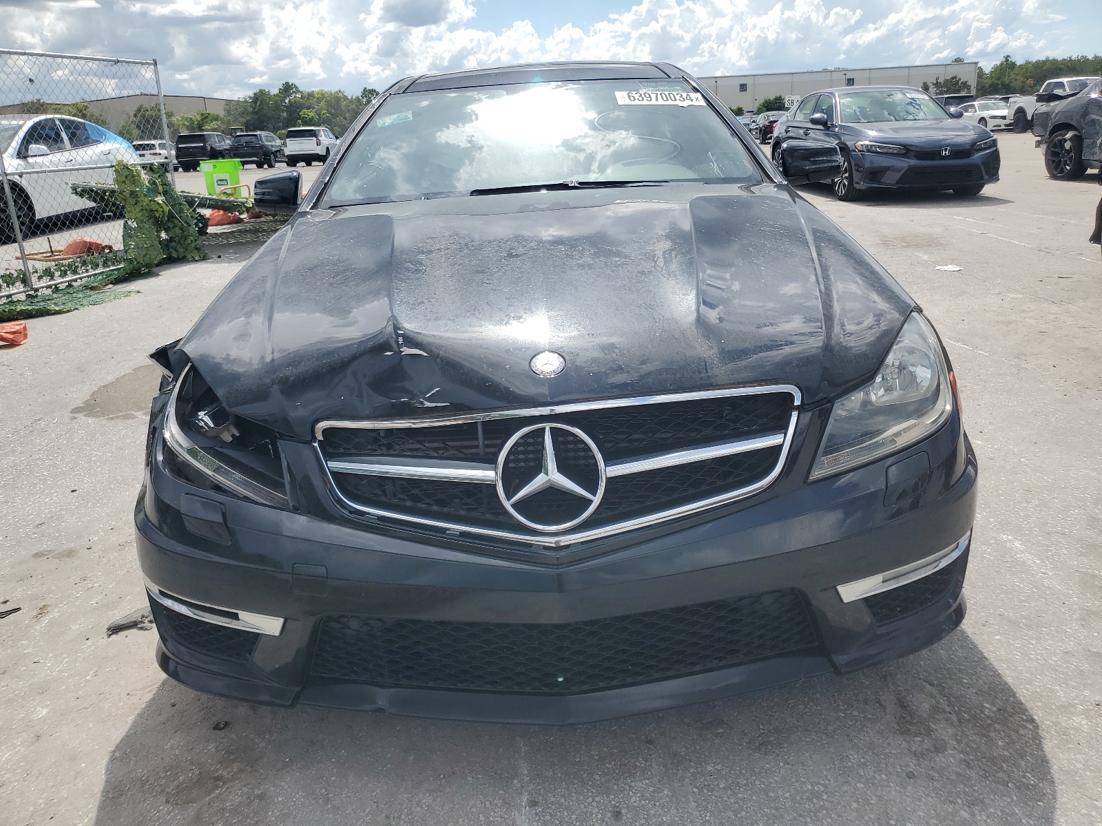 2012 Mercedes-Benz C 63 Amg vin: WDDGJ7HB3CF798933