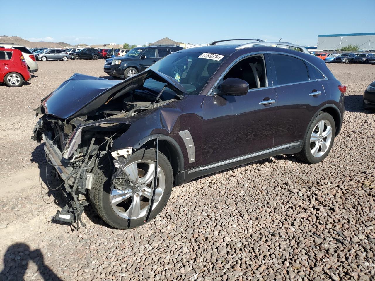 2010 Infiniti Fx35 VIN: JN8AS1MU9AM800019 Lot: 61573934