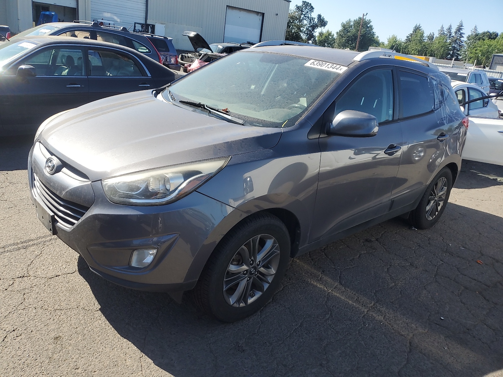 2014 Hyundai Tucson Gls vin: KM8JUCAG2EU808108