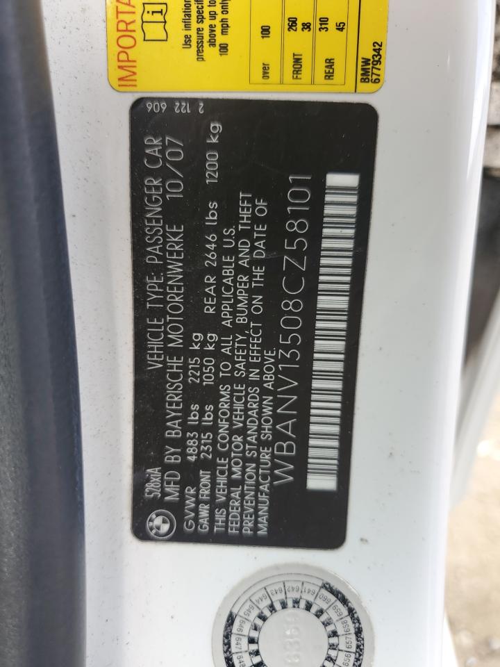 2008 BMW 528 Xi VIN: WBANV13508CZ58101 Lot: 63681604