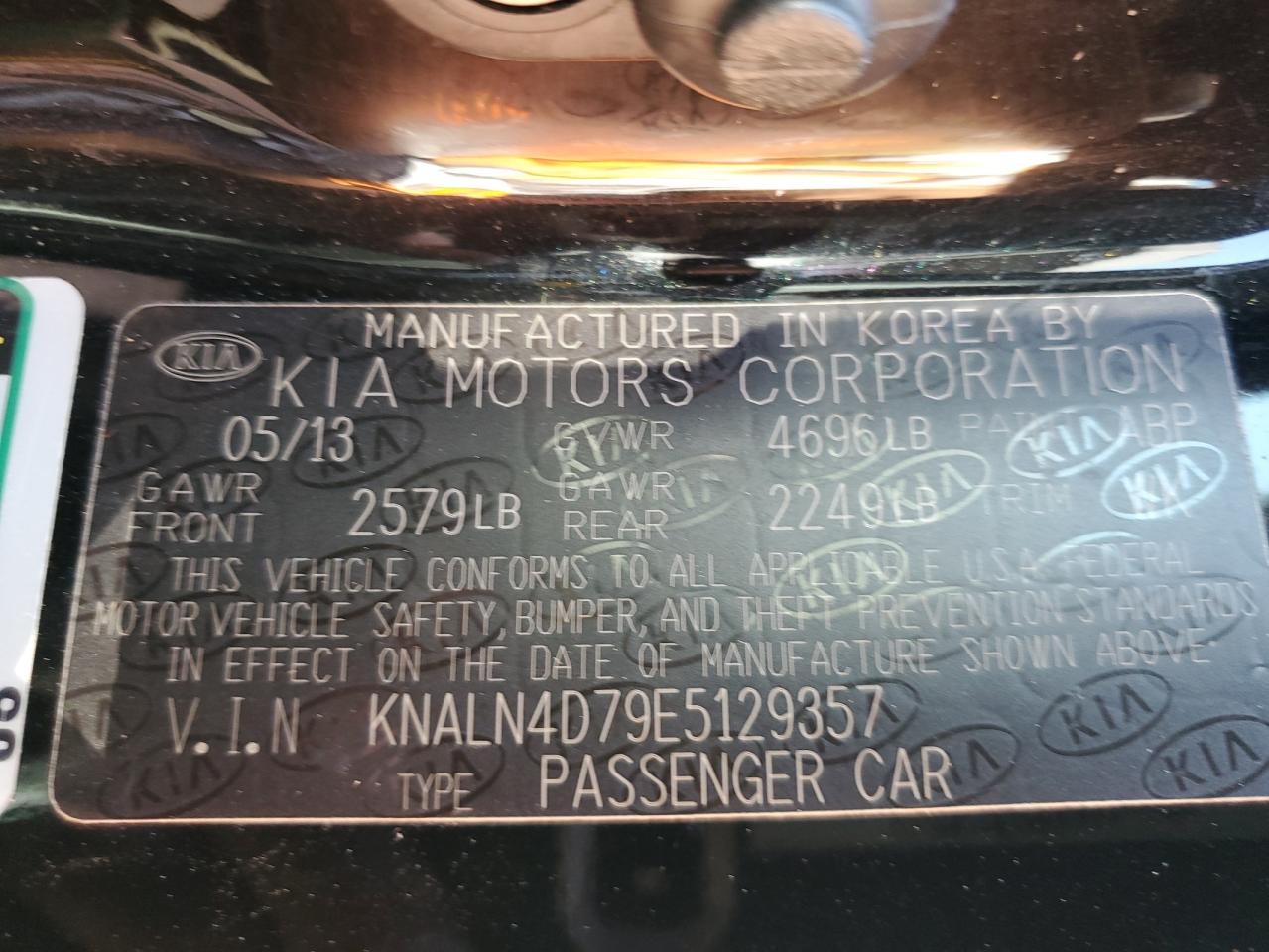 KNALN4D79E5129357 2014 Kia Cadenza Premium