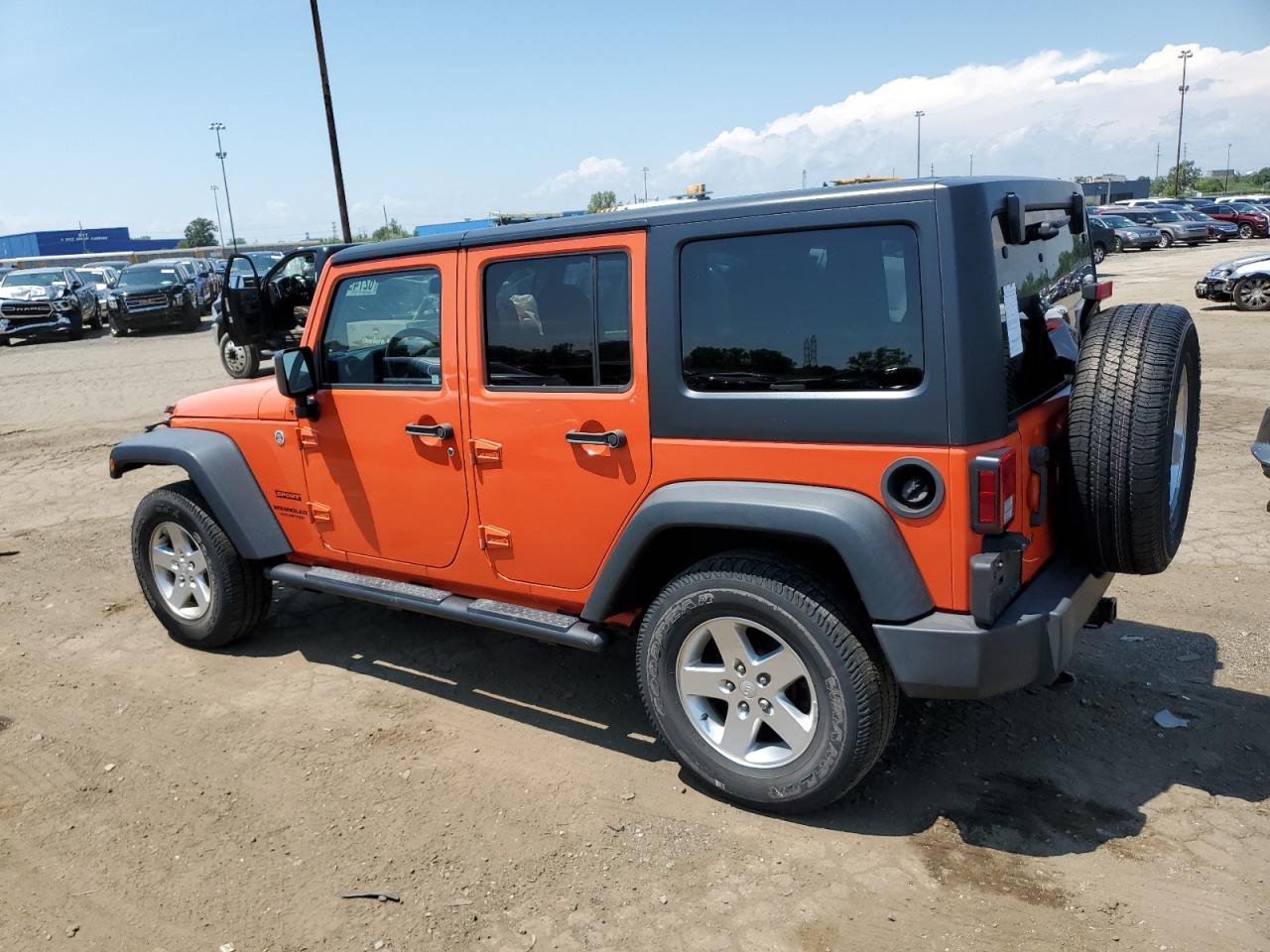 2015 Jeep Wrangler Unlimited Sport VIN: 1C4BJWDG0FL644444 Lot: 62749004
