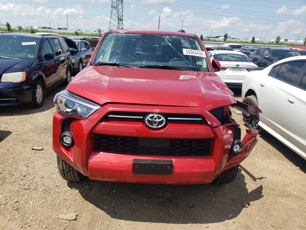 2023 Toyota 4Runner Sr5 VIN: JTEEU5JR3P5302525 Lot: 62664434