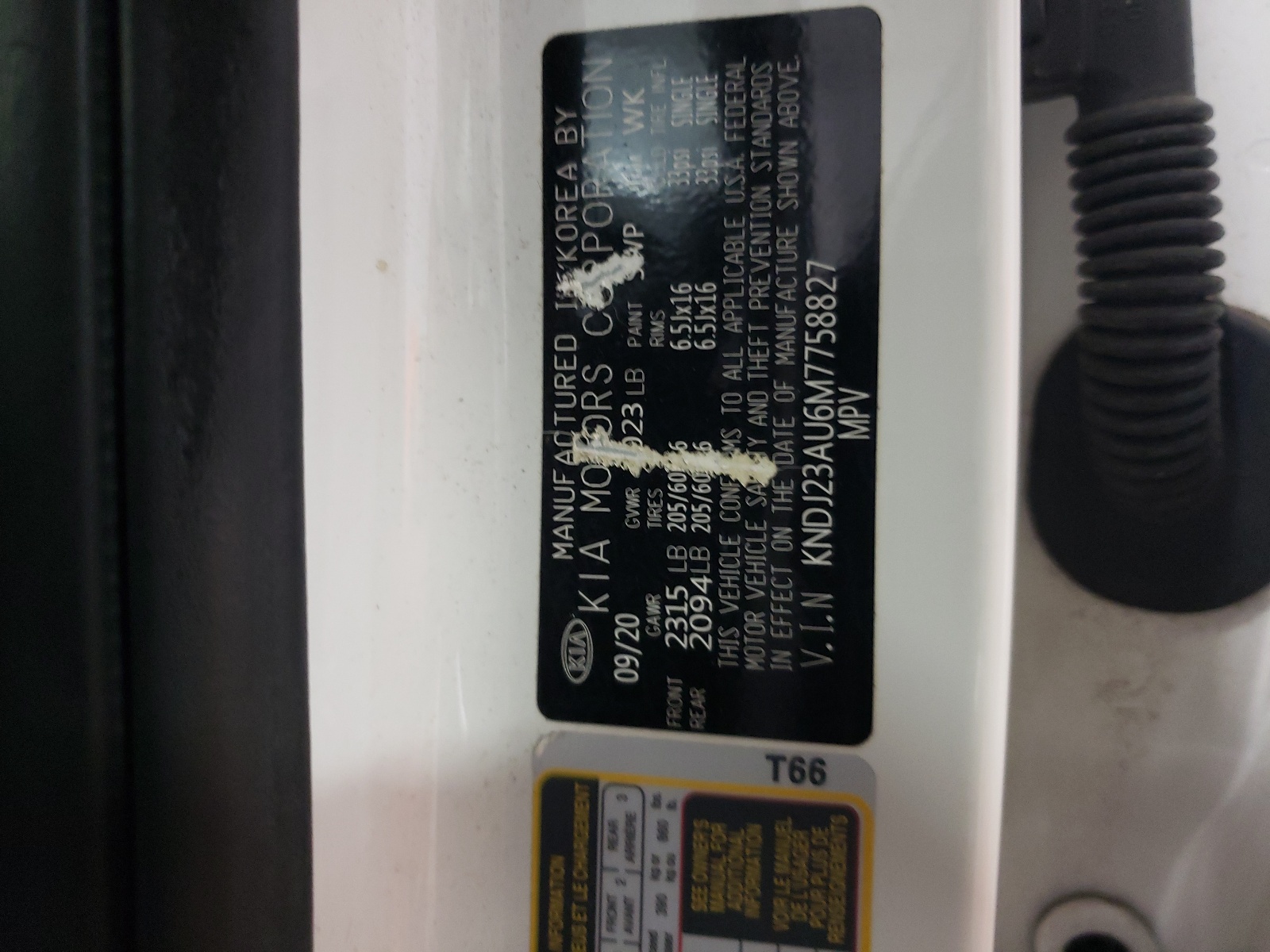 KNDJ23AU6M7758827 2021 Kia Soul Lx