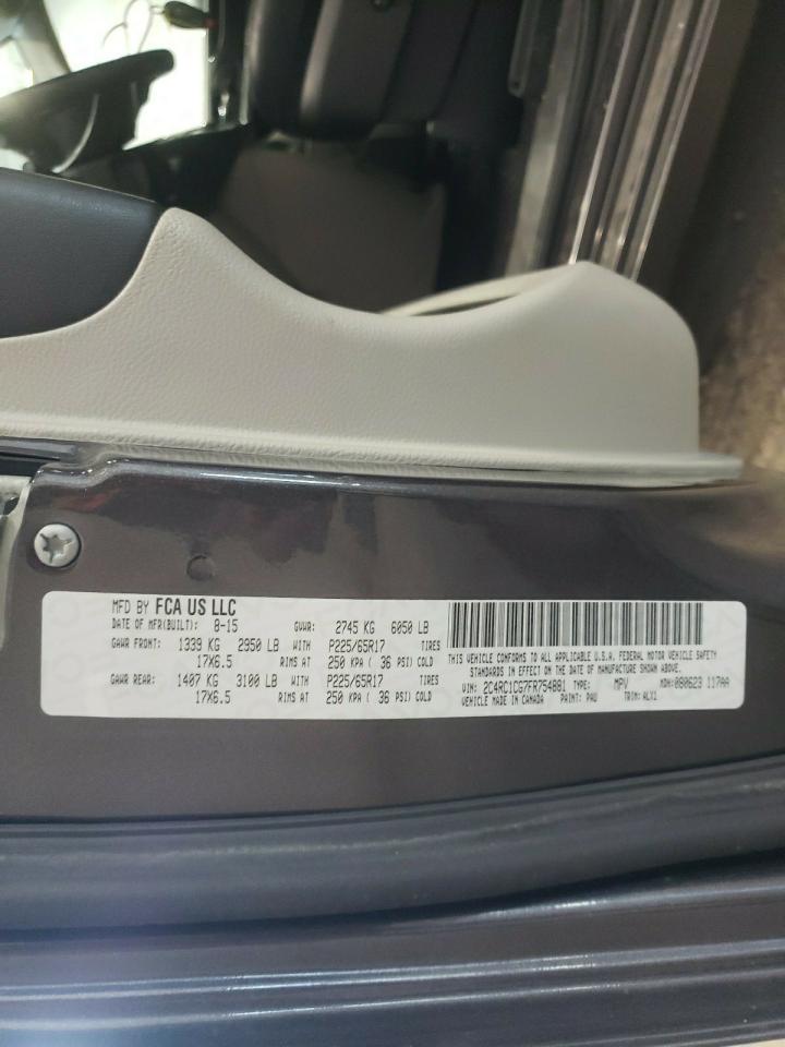 2015 Chrysler Town & Country Touring L VIN: 2C4RC1CG7FR754881 Lot: 63781144