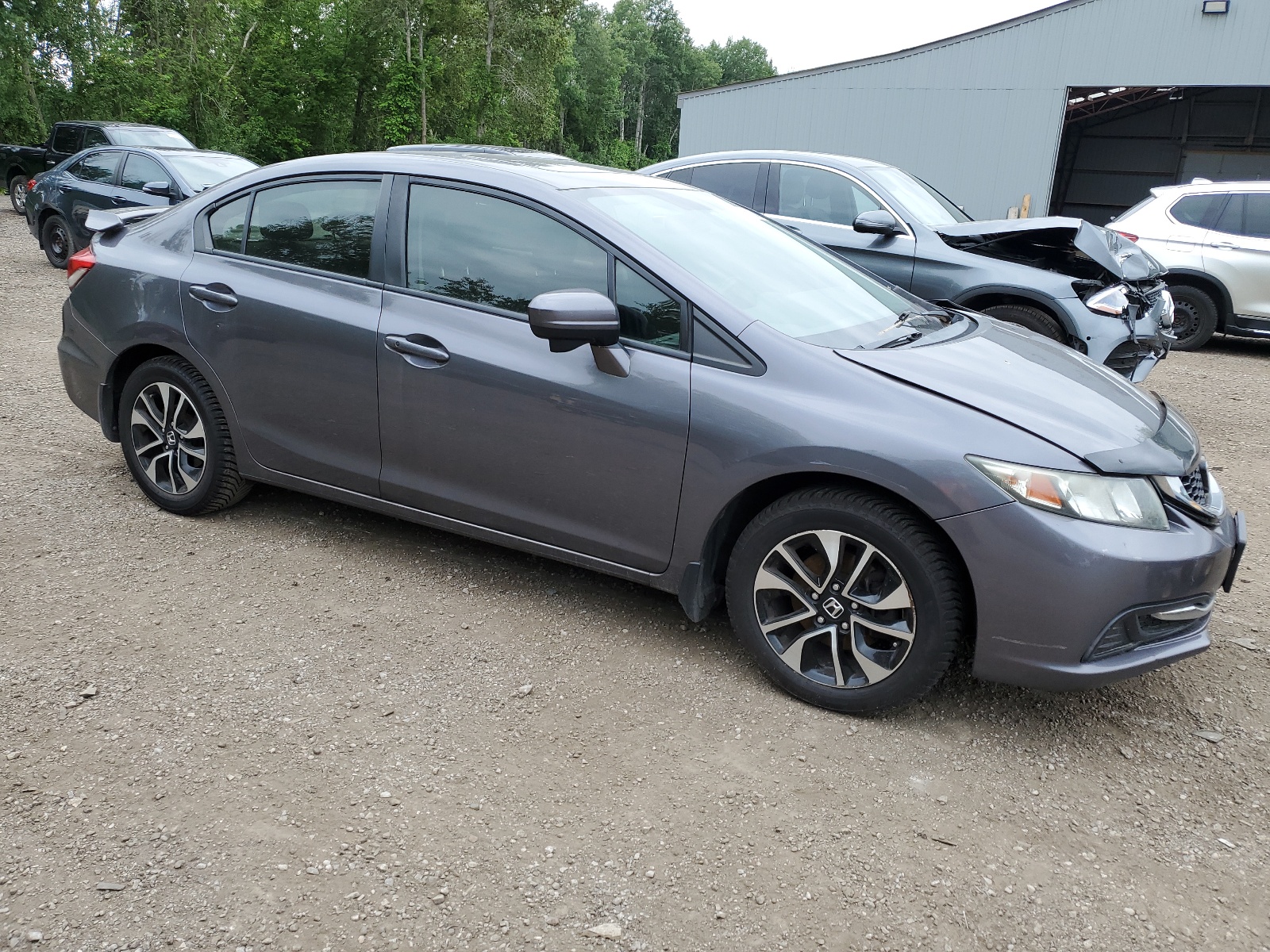 2HGFB2F57EH012850 2014 Honda Civic Lx