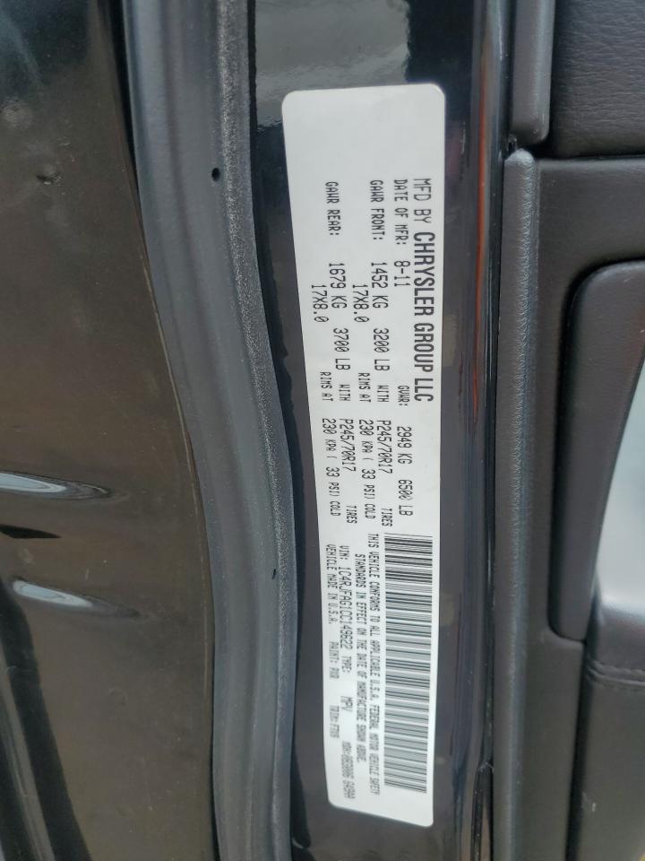 2012 Jeep Grand Cherokee Laredo VIN: 1C4RJFAG1CC149622 Lot: 61833504