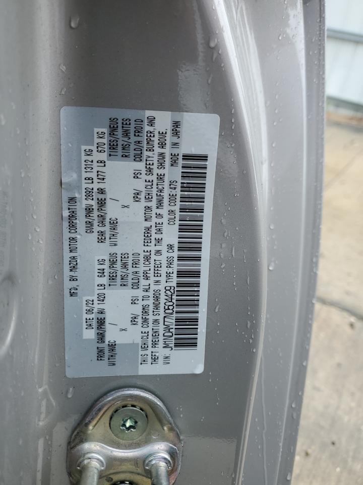 2022 Mazda Mx-5 Miata Grand Touring VIN: JM1NDAM77N0504429 Lot: 62513614